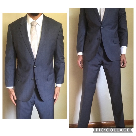 Hugo Boss Other - Hugo Boss Slim Italian Suit Guabello Huge Genius